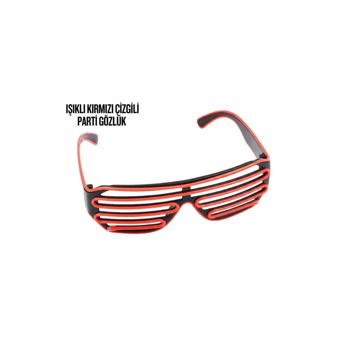 Mey İthalat® NEON GÖZLÜK KIRMIZI
