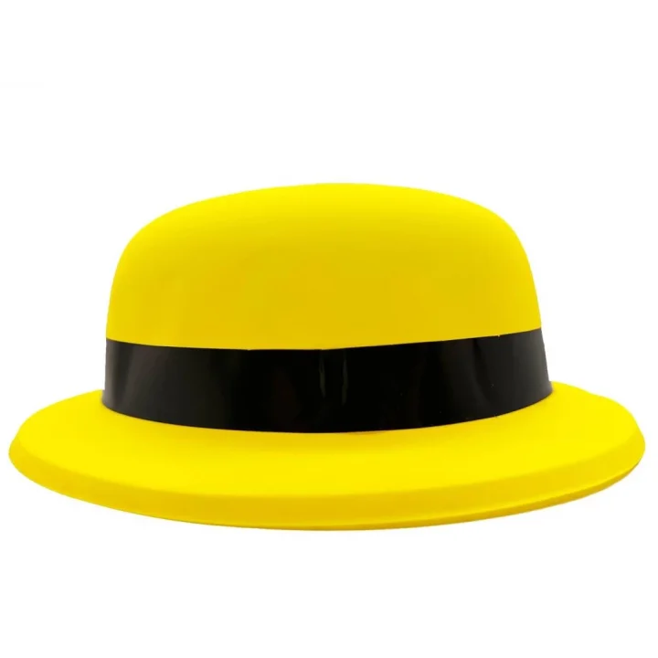 Mey İthalat® Neon Partisi Sarı Renk Melon Plastik Parti Şapkası