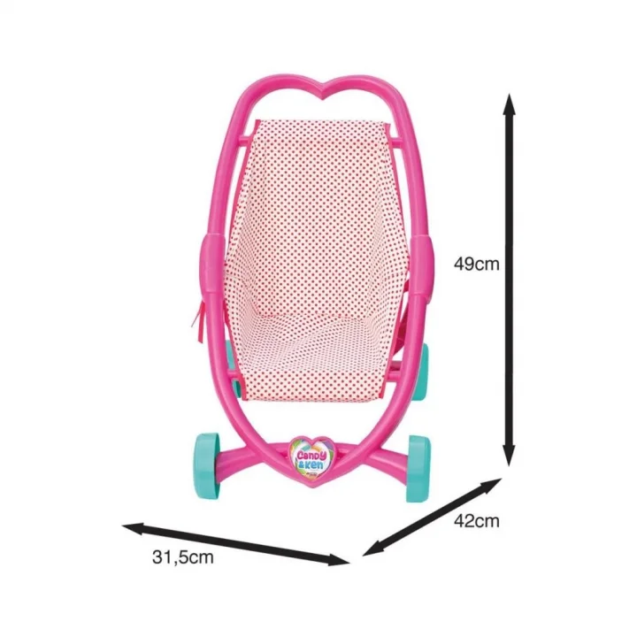 Mey İthalat® 01960 , Candy Ken Kalpli Puset