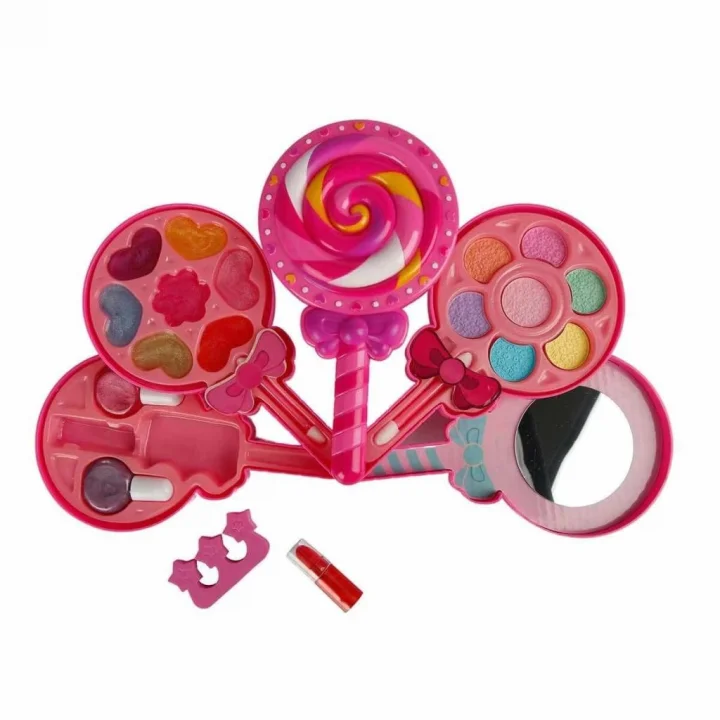Mey İthalat® 2600 Lolipop Şekilli 4 Katlı Makyaj Güzellik Seti