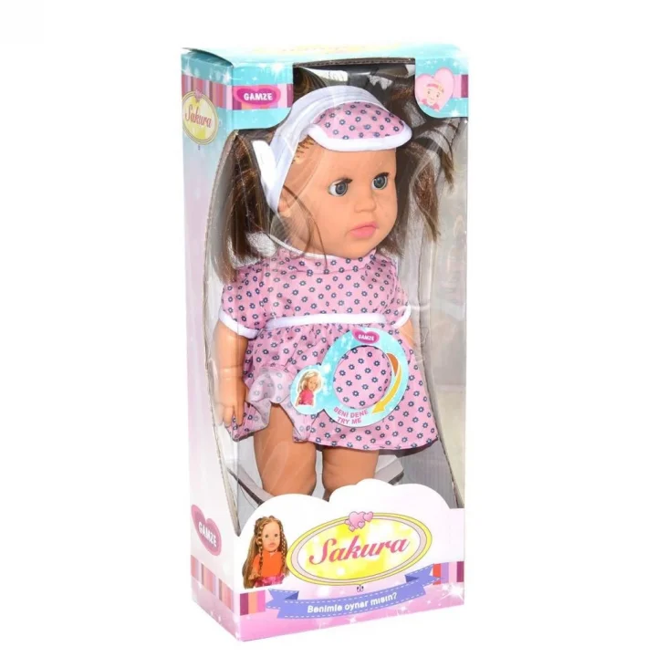 Mey İthalat® 2671 Gamze, Oynar Gözlü Konuşan Sakura Bebek