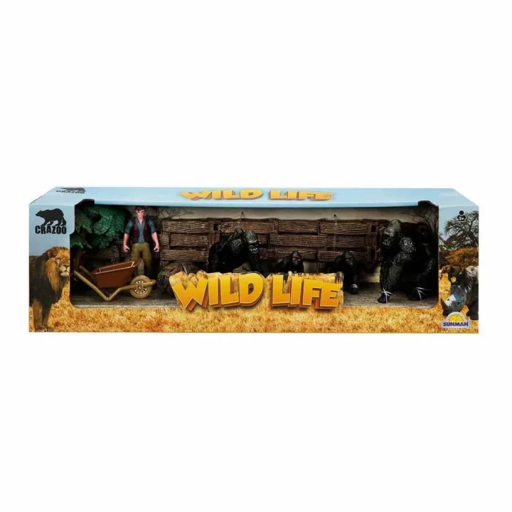 Mey İthalat® 2691  Farm World Vahşi Hayvanlar Oyun Seti