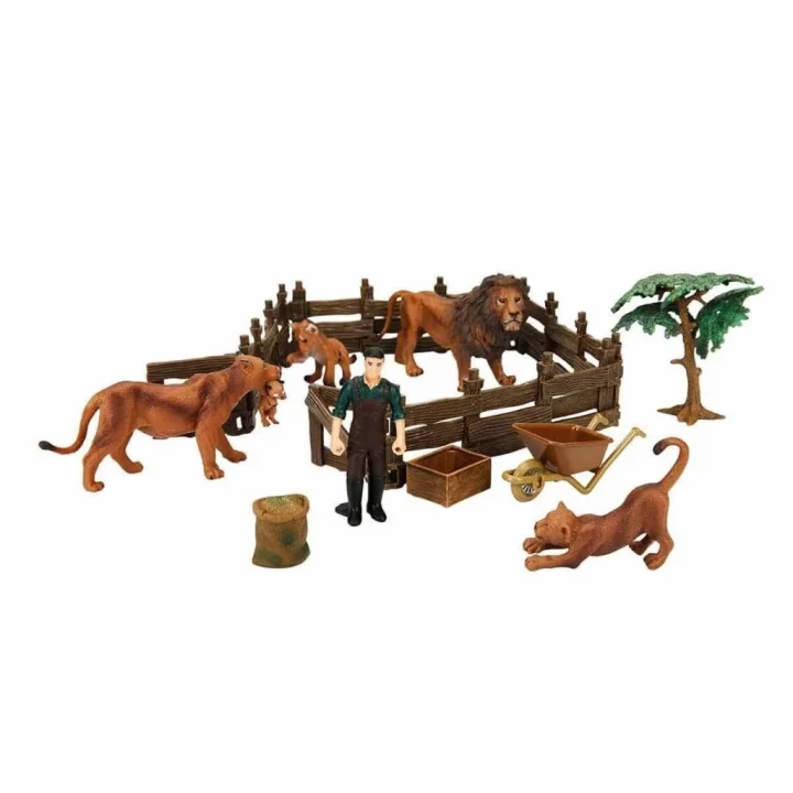 Mey İthalat® 2691  Farm World Vahşi Hayvanlar Oyun Seti