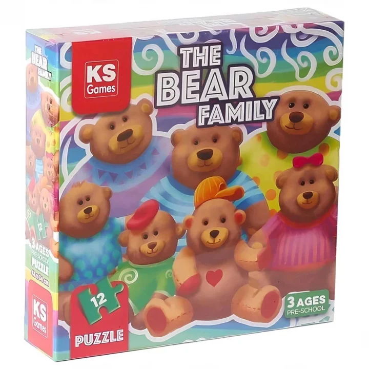 Mey İthalat®  Games The Bear Family Pre-School Puzzle