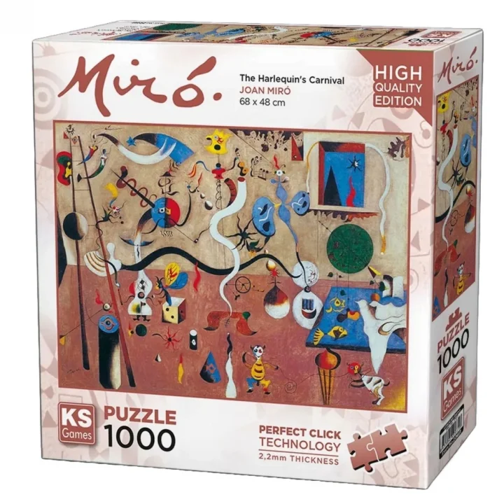 Mey İthalat®  Miró: Carnival of Harlequin Puzzle 1000 Parça 20661