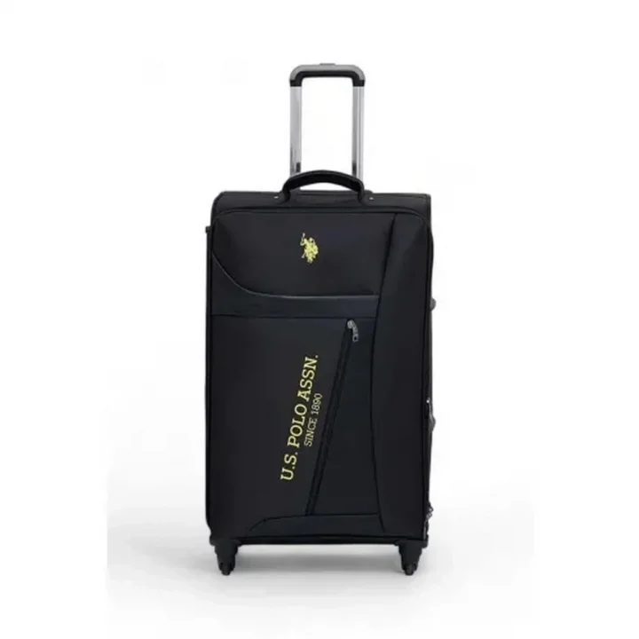 Mey İthalat®  n. Siyah Kumaş Unisex Kabin Boy Valiz