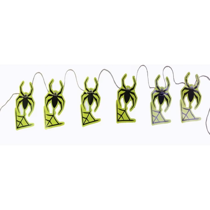 Mey İthalat® Örümcek Şekilli Asmalı Halloween Flama Banner Afiş 2 Metre