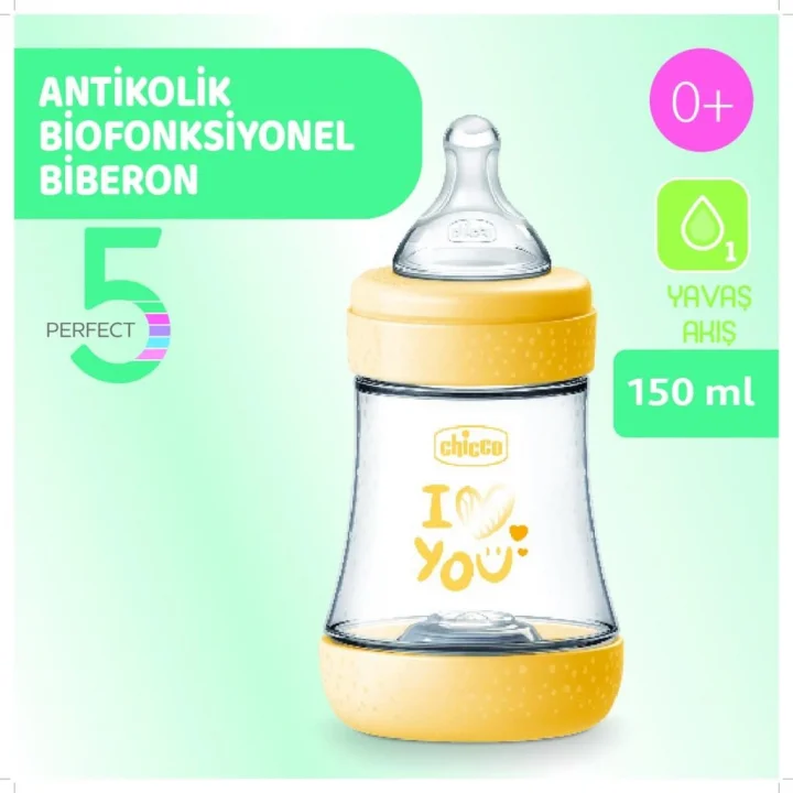 Mey İthalat®   Perfect 5 Antikolik Biberon PP 150 ml Boy