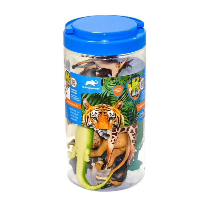 Mey İthalat® SH-D6401 Vahşi Hayvan Oyun Seti 23 cm -Vardem