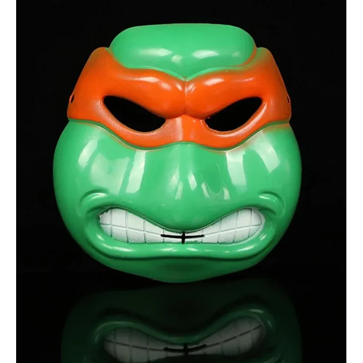 Mey İthalat® Ninja Kaplumbağalar Maskesi Michelangelo Maskesi