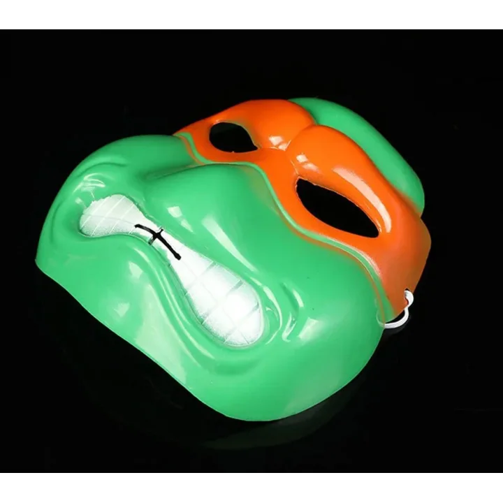 Mey İthalat® Ninja Kaplumbağalar Maskesi Michelangelo Maskesi