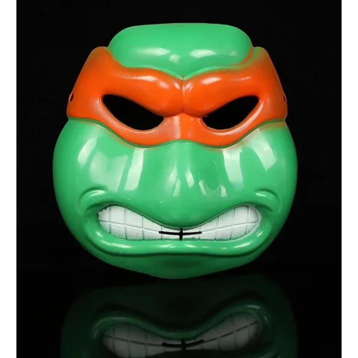 Mey İthalat® Ninja Kaplumbağalar Maskesi Michelangelo Maskesi