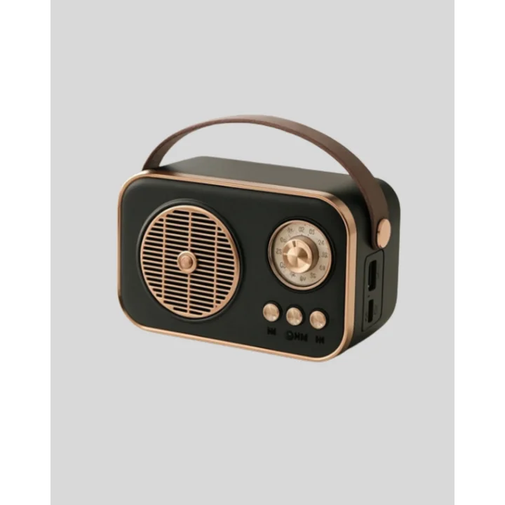 Mey İthalat® Nostaljik Retro Radyo – Bluetooth, USB ve FM Özellikli Şık Tasarım