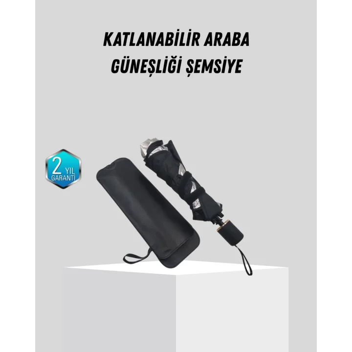 Mey İthalat® Ön Cam Güneşliği – Kalın Kumaş ve Cam Elyaf İskelet ile Maksimum UV Koruma