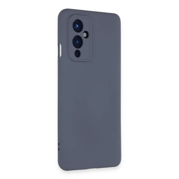 Mey İthalat®  One Plus 9 Kılıf Nano içi Kadife Silikon - Gri
