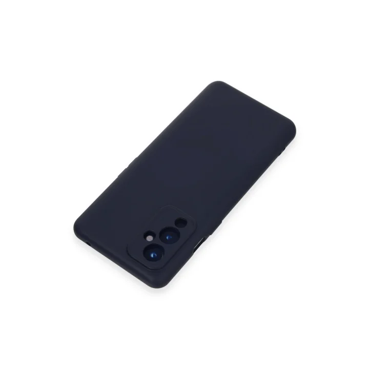 Mey İthalat®  One Plus 9 Kılıf Nano içi Kadife Silikon - Lacivert