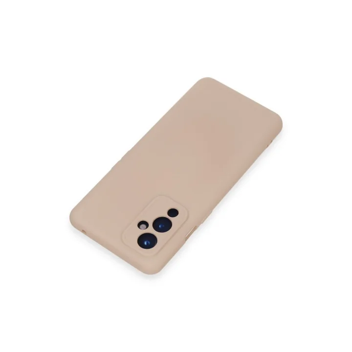 Mey İthalat®  One Plus 9 Kılıf Nano içi Kadife Silikon - Pudra
