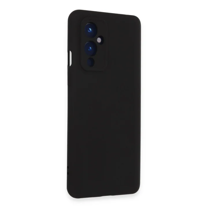Mey İthalat®  One Plus 9 Kılıf Nano içi Kadife Silikon - Siyah