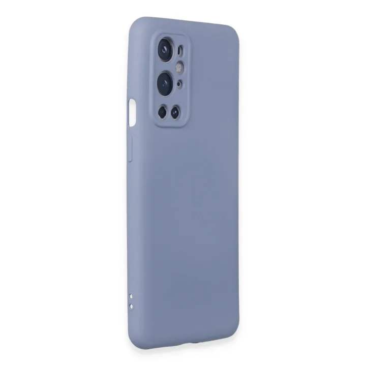 Mey İthalat®  One Plus 9 Pro Kılıf Nano içi Kadife Silikon - Mor