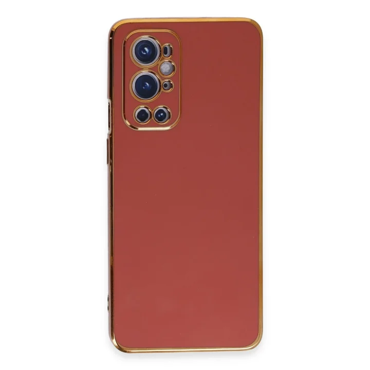 Mey İthalat®  One Plus 9 Pro Kılıf Volet Silikon - Kırmızı