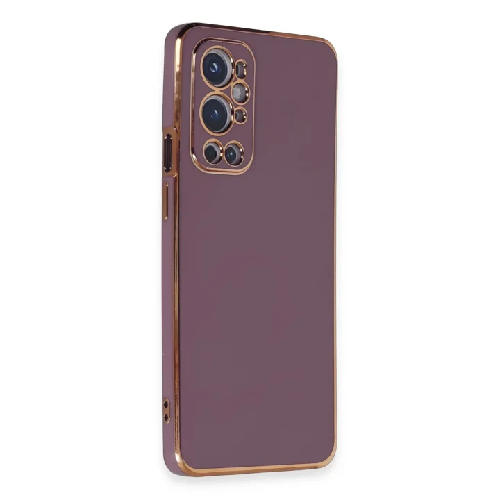 Mey İthalat®  One Plus 9 Pro Kılıf Volet Silikon - Mor