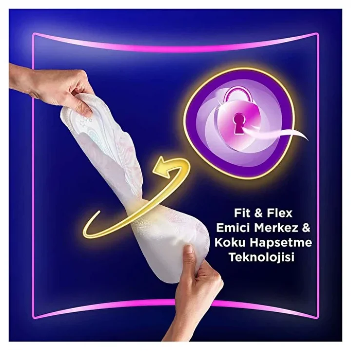 Mey İthalat®   Ultra Platinum Gece Ekstre Plus Ped 20Li