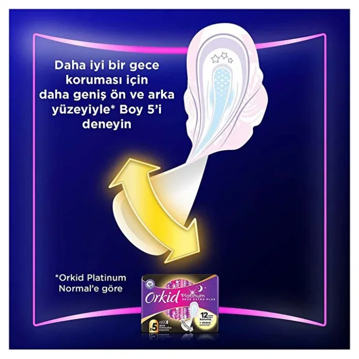 Mey İthalat®   Ultra Platinum Gece Ped 24Lü