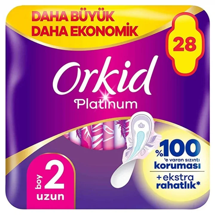 Mey İthalat®   Ultra Platinum Uzun Ped 28Li