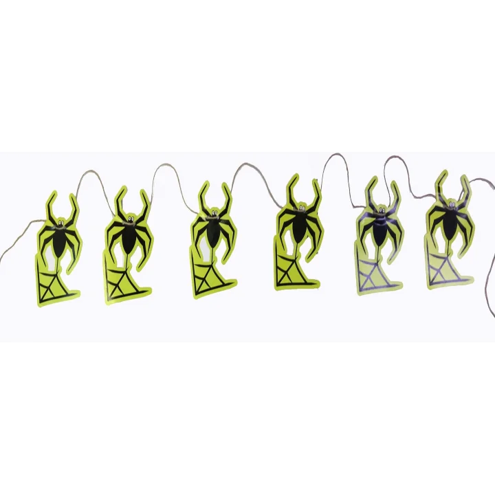 Mey İthalat® Örümcek Şekilli Asmalı Halloween Flama Banner Afiş 2 Metre