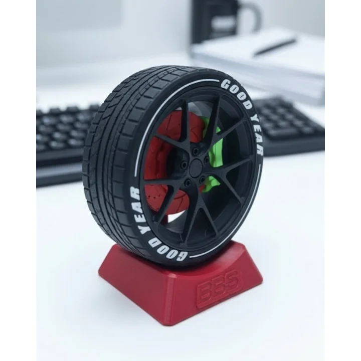 Mey İthalat® Otomobil Jant Görünümlü Ofis Masa Dekoru Hediye Seçeneği