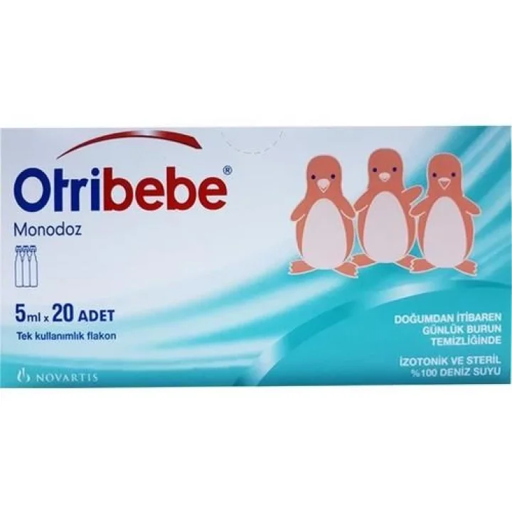 Mey İthalat® Otribebe Monodoz  %100 Doğal Deniz Suyu 5 ml x 20 Flakon