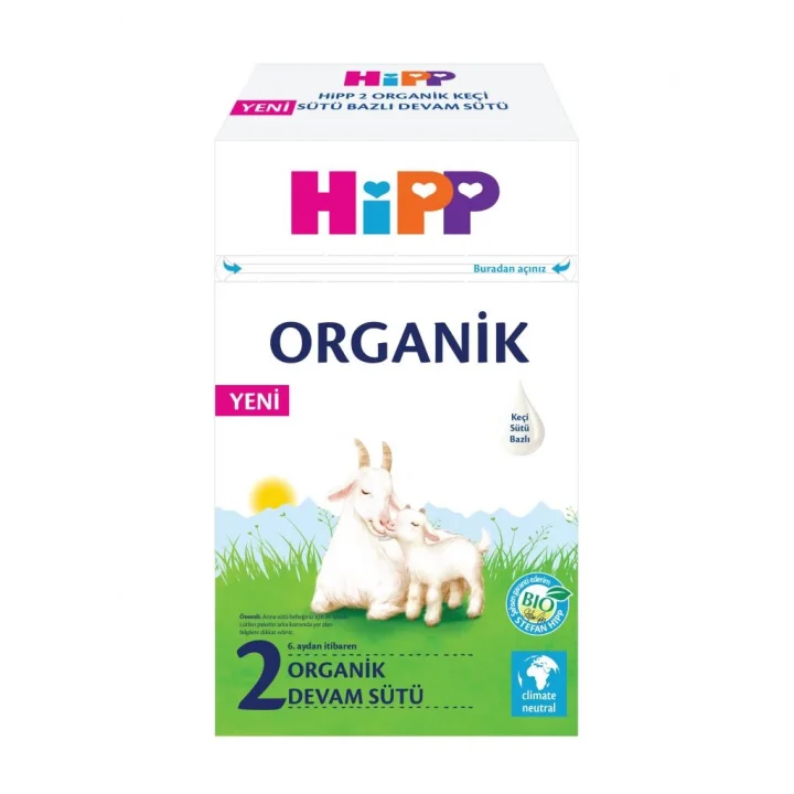 Mey İthalat®   2 Organik Keçisütü Bazlı Bebek Devam Sütü 400 Gr