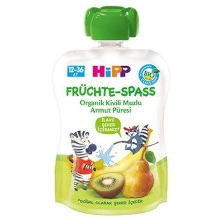 Mey İthalat®   Organik Kivili Muzlu Armut Püresi 100 Gr