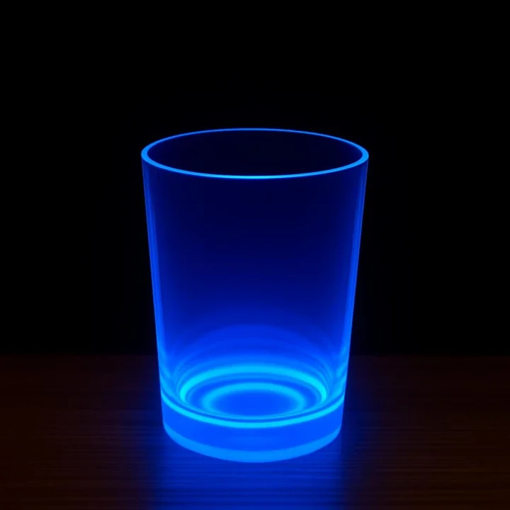 Mey İthalat® PartyGlow Neon Mavi Bardak 8.5 x 10.5 cm