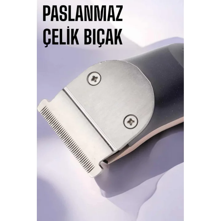 Mey İthalat® Paslanmaz Çelik Bıçaklı Hassas Çelik Bıçaklı Tıraş Makinesi
