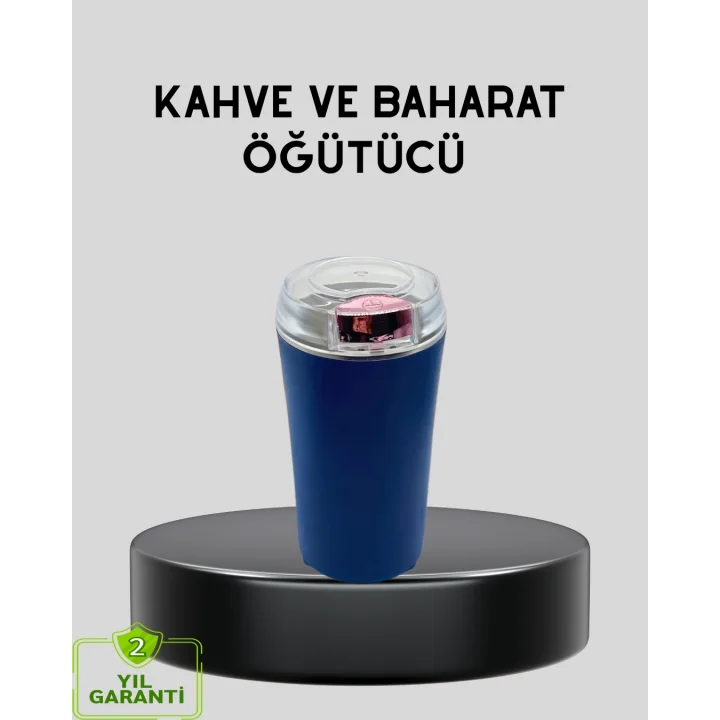 Mey İthalat® Paslanmaz Çelik Kahve ve Baharat Öğütücü – Otomatik Mekanizma