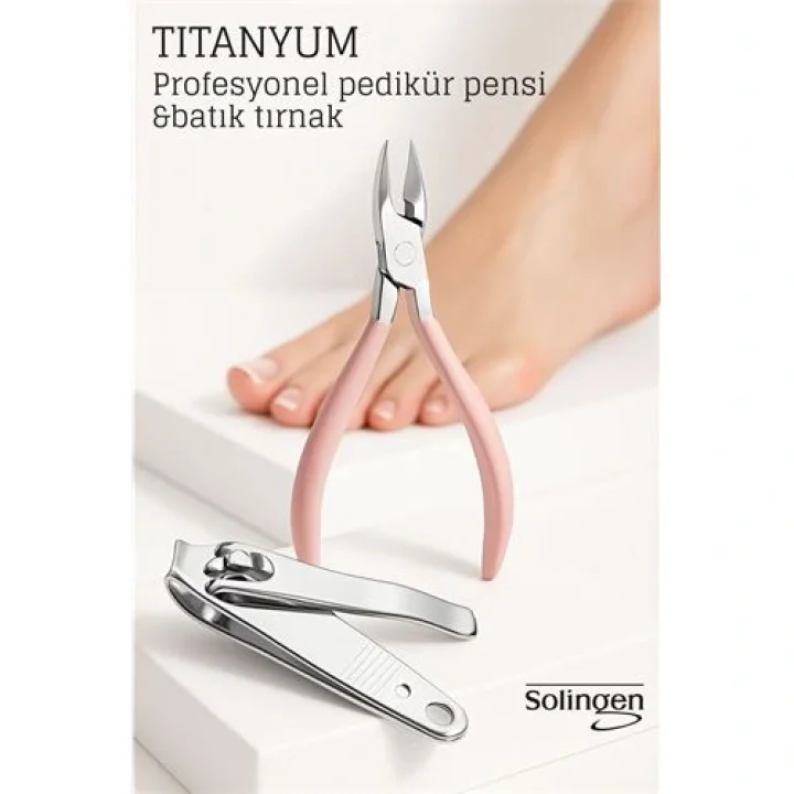 Mey İthalat® Pedikür Makası -  Batık Tırnak Makası Profesyonel Set