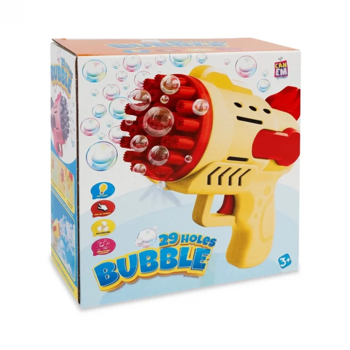 Mey İthalat® Pilli Işıklı Köpük Atan Tabanca