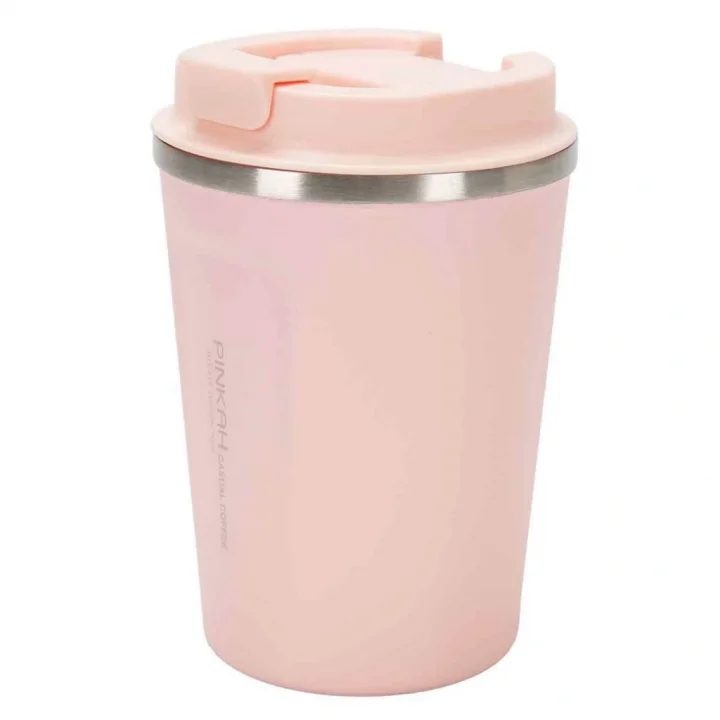 Mey İthalat® Paslanmaz Çelik Kahve Termos Bardağı 380 ml