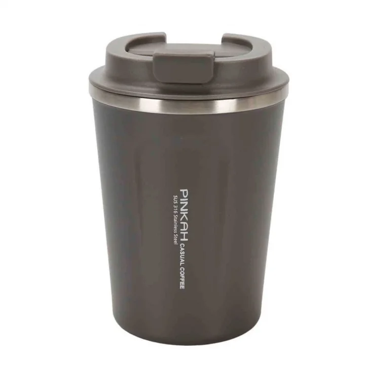 Mey İthalat® Paslanmaz Çelik Kahve Termos Bardağı 380 ml