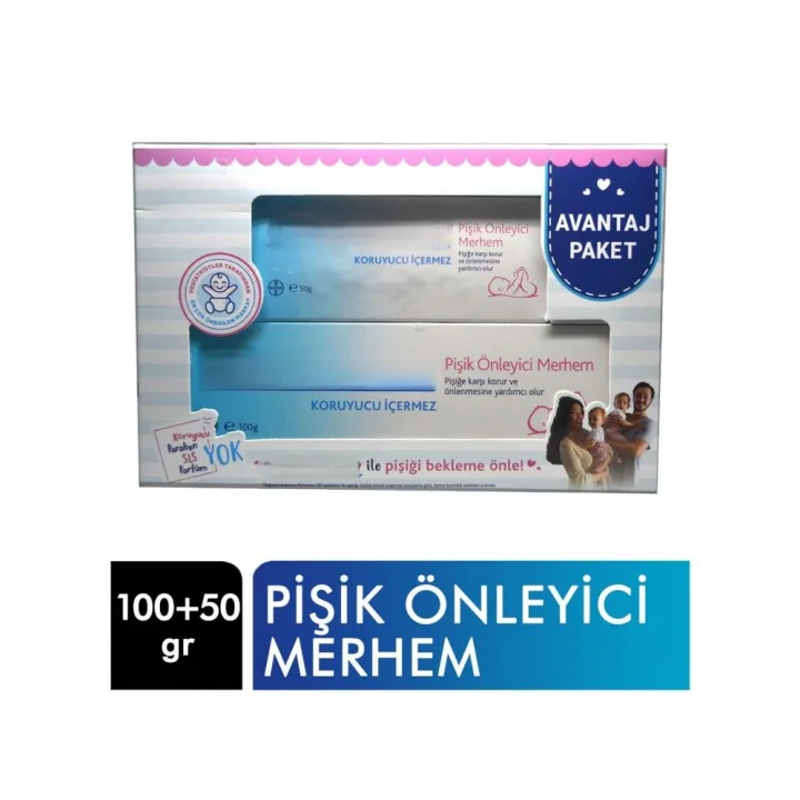 Mey İthalat® Pişik Kremi Avantaj Paketi 100 Gr + 50 Gr