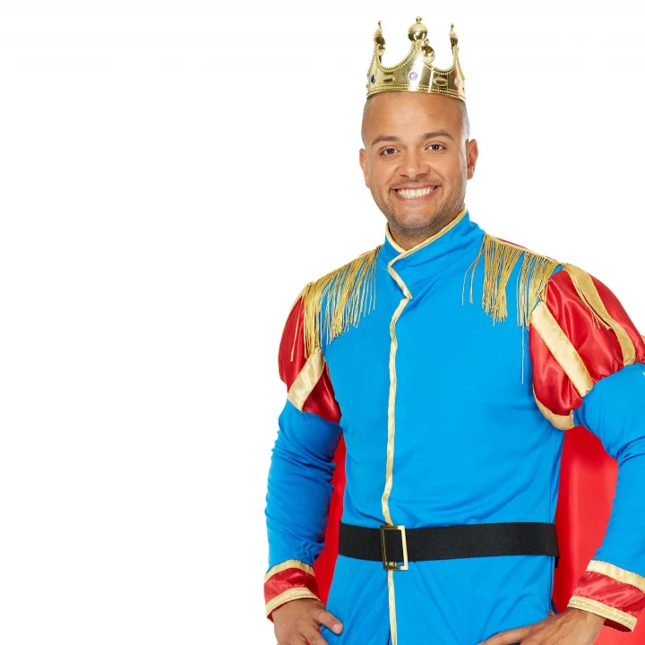 Mey İthalat® Plastik Kral Tacı Altın Renk Yetişkin Boy 55 cm