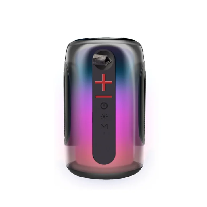 Mey İthalat®  Pluse 8 RGB Kablosuz Hoparlör - Siyah