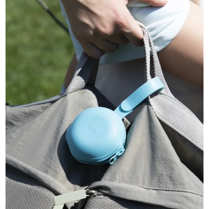 Mey İthalat®   Pod Silikon Emzik Kutusu Aqua Green