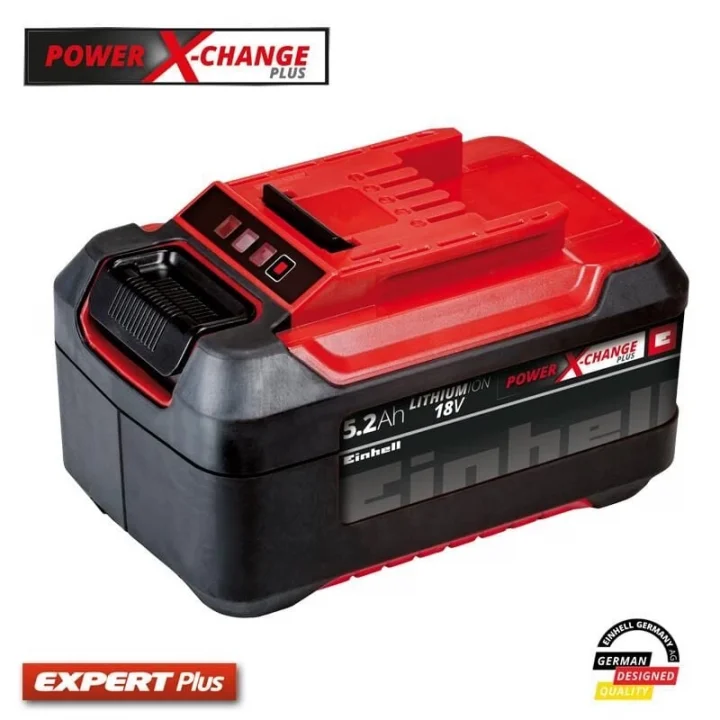 Mey İthalat®  Power X-Change Li-on Akü 18 Volt 5,2 Ah Plus