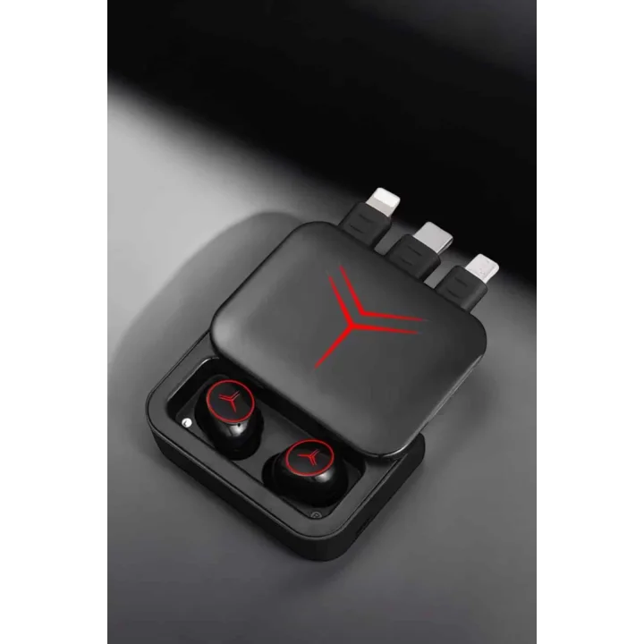 Mey İthalat® Powerbankli Kulaklık Bluetooth Bağlantılı Çoklu Bağlantı