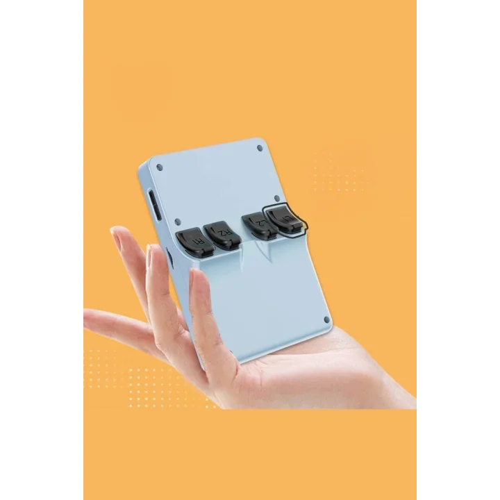 Mey İthalat®  POWKIDDY RGB20S 64GB Retro Gamepad - Beyaz