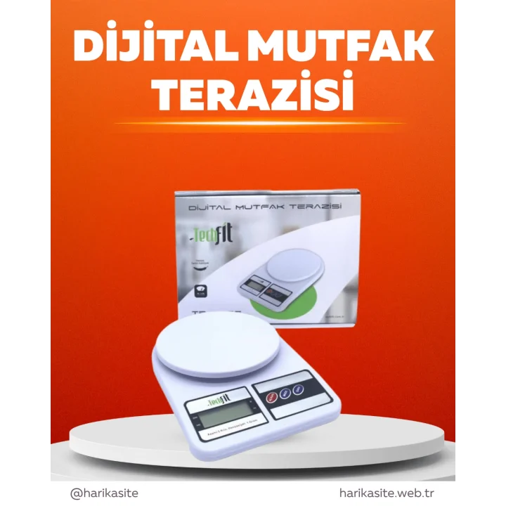 Mey İthalat® Pratik ve Şık Tasarımıyla Dijital Mutfak Tartısı