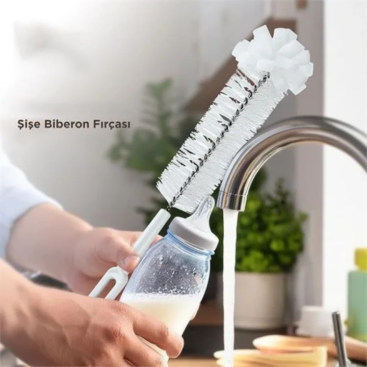 Mey İthalat® Premium Lüks Şişe ve Biberon Fırçası - Ultra Dayanıklı Profesyonel Temizlik & Kristal Parlaklık