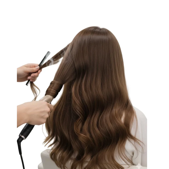 Mey İthalat® Profesyonel 25 mm Saç Maşası Kalın Bukle Etkili